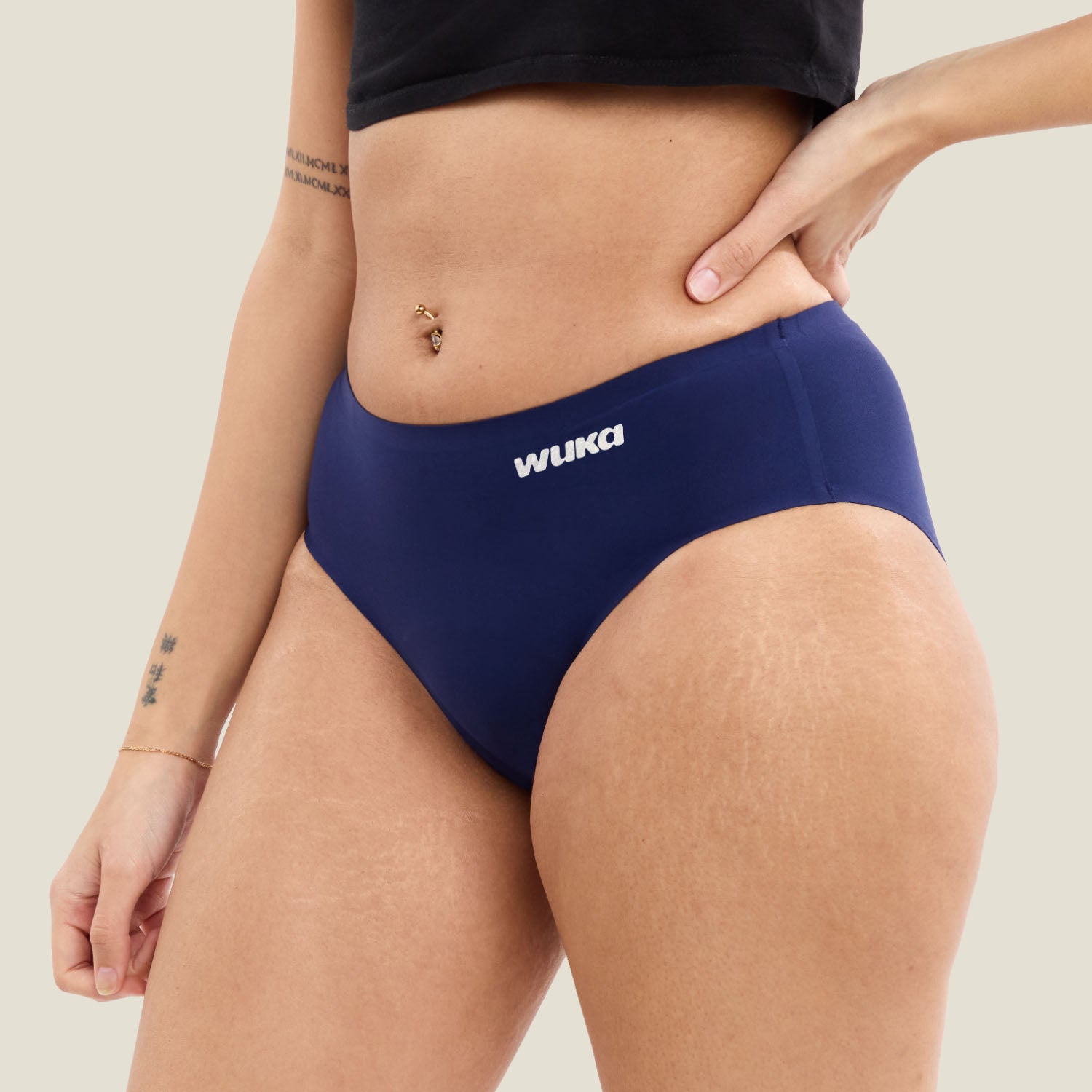 WUKA Teen Stretch™ Seamless - Heavy flow - Navy