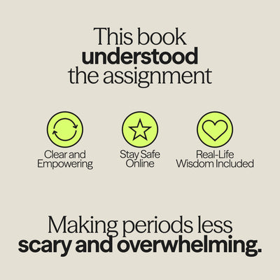 Illustrated summary highlighting how The Girls' Guide to Growing Up Great empowers young girls with clear advice, online safety tips, and real-life wisdom.